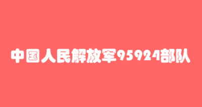 | 成功案例 | 中国人民解放军95924部队